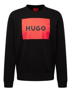 HUGO Sportisks džemperis 'Duragol' ugunssarkans / melns