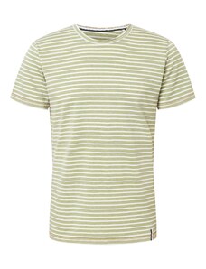 Key Largo T-Krekls 'DANILO' gaiši zaļš / balts