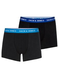 JACK & JONES Bokseršorti 'Rich' karaliski zils / melns / balts
