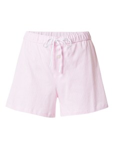 Lauren Ralph Lauren Pidžamas bikses rozā / balts