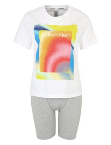 Calvin Klein Underwear Pidžama ar šortiem 'Pride' jauktu krāsu / balts