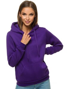 Sieviešu džemperis ar kapuci violeta OZONEE JS/W02Z