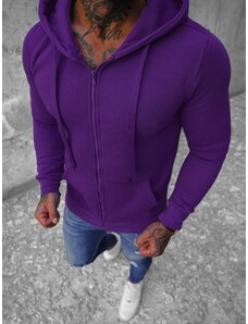 Vīriešu džemperis ar kapuci violets OZONEE JS/2008Z