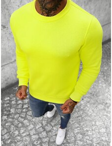 Vīriešu džemperis dzelteni-neona OZONEE JS/2001-10Z