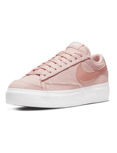 Nike Sportswear Zemie brīvā laika apavi 'Blazer' rožkrāsas / balts