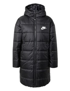 Nike Sportswear Ziemas mētelis melns / balts