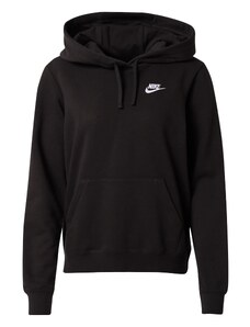 Nike Sportswear Sportisks džemperis 'Club Fleece' melns / balts