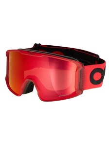 OAKLEY Sporta saulesbrilles pelēks / sarkans / melns