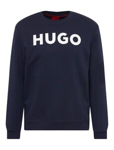 HUGO Sportisks džemperis 'Dem' tumši zils / balts
