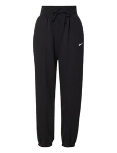 Nike Sportswear Bikses 'Phoenix Fleece' melns / balts