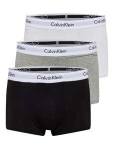 Calvin Klein Underwear Bokseršorti raibi pelēks / melns / balts