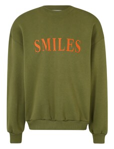 Smiles Sportisks džemperis 'Jay' olīvzaļš / koraļļu