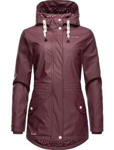 NAVAHOO Funkcionāla jaka 'Ocean Heart' bordo / balts