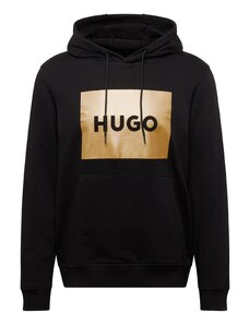 HUGO Sportisks džemperis 'Duratschi' zelts / melns