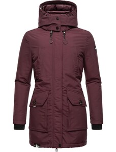 NAVAHOO Ziemas jaka tumši lillā / melns / balts