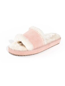 Minnetonka Mājas apavi ' Loni' rozā / balts