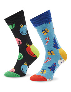 2 bērnu augsto zeķu pāru komplekts Happy Socks