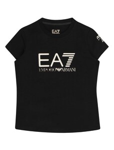 EA7 Emporio Armani T-Krekls tumši pelēks / melns / balts