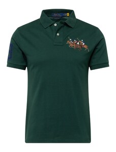 Polo Ralph Lauren T-Krekls okera / tumši zaļš / vīnsarkans / balts