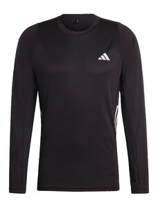 ADIDAS PERFORMANCE Sporta krekls 'Run Icons 3-Stripes' melns / balts