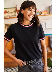 Sieviešu T- krekls, Olalook TSH-19000562/Black
