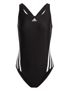 ADIDAS SPORTSWEAR Kopējais sporta peldkostīms '3-Stripes' melns / balts