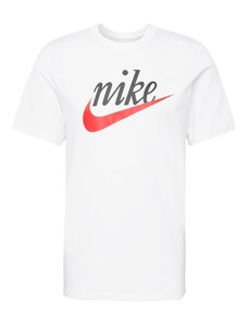 Nike Sportswear T-Krekls 'FUTURA 2' sarkans / melns / balts