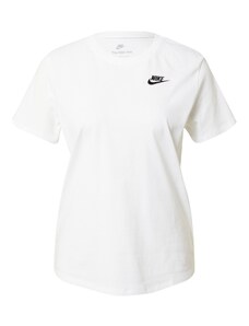 Nike Sportswear T-Krekls 'Club Essential' melns / balts
