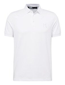 Karl Lagerfeld T-Krekls gaiši pelēks / balts