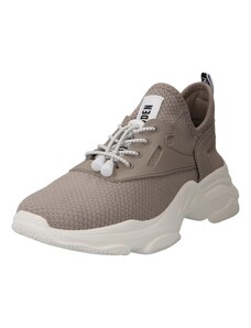 STEVE MADDEN Zemie brīvā laika apavi 'Match' dubļu krāsas / melns / gandrīz balts