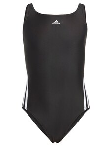ADIDAS PERFORMANCE Sporta peldkostīms '3-Stripes' melns / balts