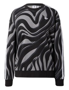 ADIDAS ORIGINALS Sportisks džemperis 'Abstract Allover Animal Print' pelēks / antracīta / melns / balts