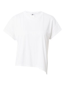 ADIDAS SPORTSWEAR Sporta krekls 'Hiit Aeroready Quickburn ' pelēks / balts