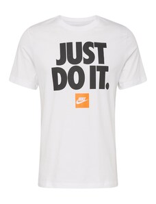 Nike Sportswear T-Krekls oranžs / melns / balts