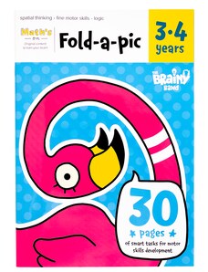 THE BRAINY BAND Attīstošā Burtnīca -«Fold-a-pic 3-4 gadi» EN TBB036/One size