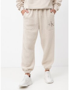 CALVIN KLEIN JEANS - Unisex bikses, RELAXED SHERPA JOGGERS