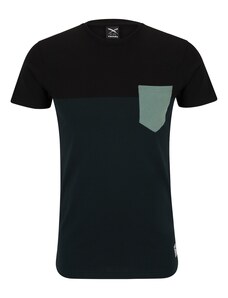 Iriedaily T-Krekls degvielas krāsas / pasteļzaļš / melns