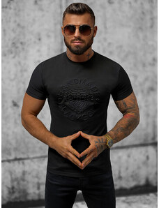 Vīriešu t-krekls melns OZONEE NB/MT3056