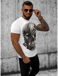 Vīriešu t-krekls balts OZONEE NB/MT3038