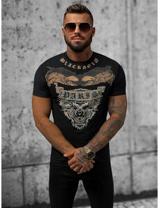 Vīriešu t-krekls melns OZONEE NB/MT3054