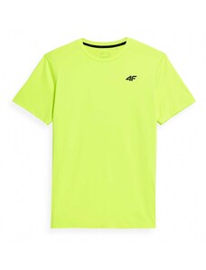 4F Sporta krekls neonzaļš / melns