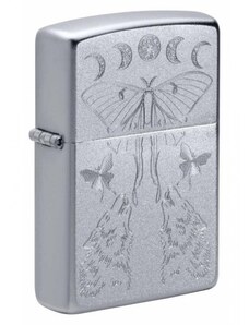 Zippo 20960 Butterfly & Wolf Design
