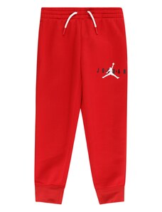 Jordan Sporta bikses sarkans / melns / balts