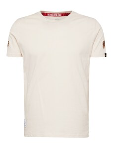 ALPHA INDUSTRIES T-Krekls 'Dragon' karameļkrāsas / gaiši brūns / antracīta / vilnbalts