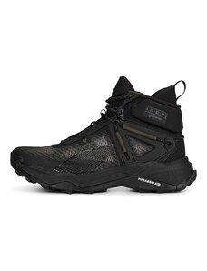 PUMA Sporta apavi brūns / gaiši pelēks / melns
