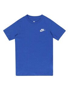 Nike Sportswear T-Krekls 'FUTURA' karaliski zils / balts