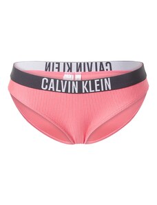 Calvin Klein Swimwear Bikini apakšdaļa gaiši rozā / melns / balts