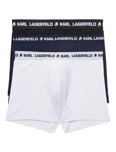 Karl Lagerfeld Bokseršorti naktszils / melns / balts