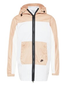 Nike Sportswear Starpsezonu jaka gaiši brūns / melns / balts