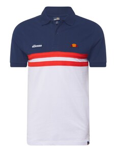 ELLESSE T-Krekls 'Muccio' tumši zils / tumši oranžs / balts